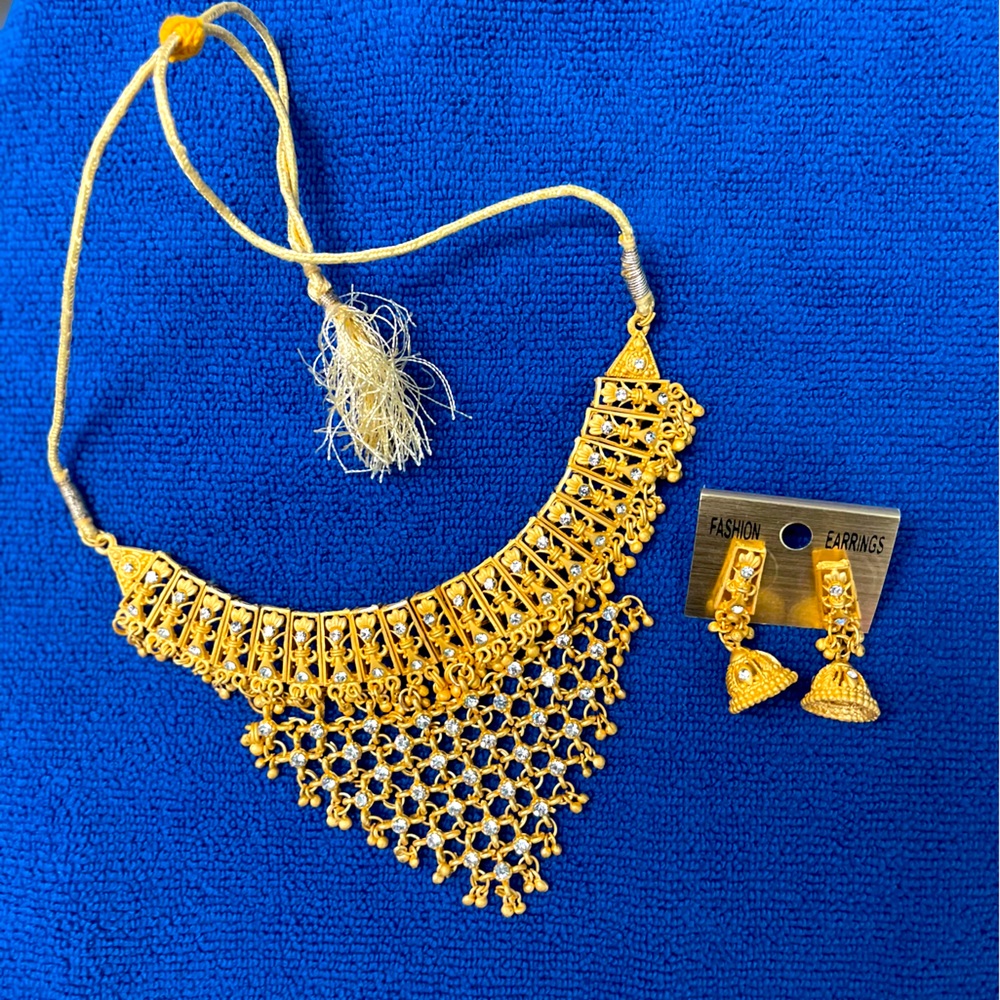 Indian jewelry gold colored
